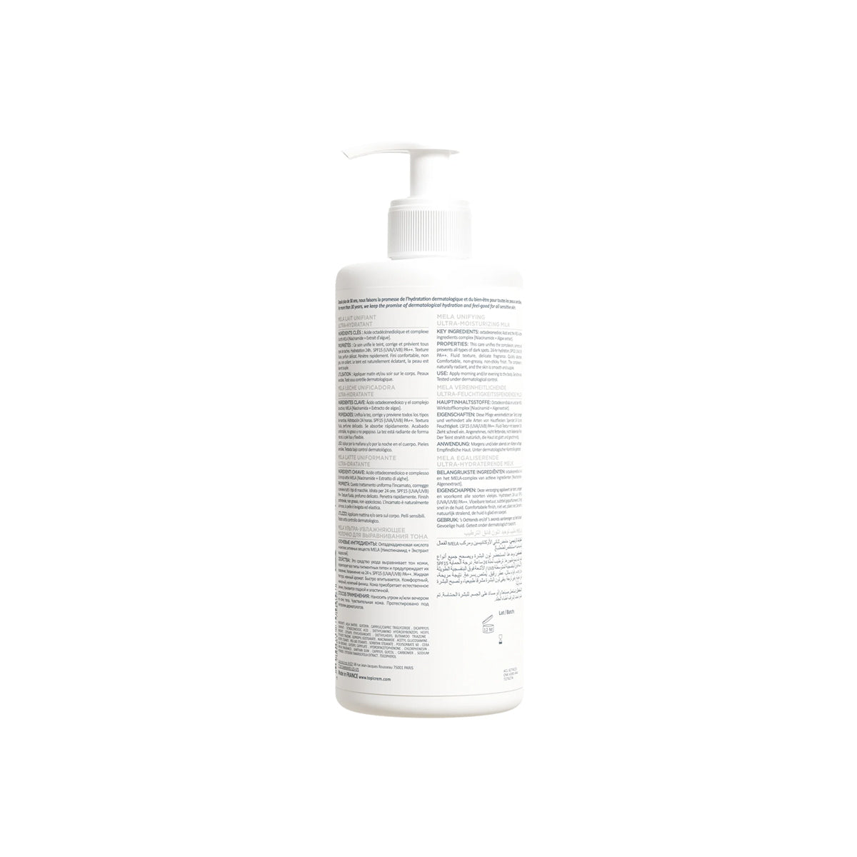 TOPICREM MELA LECHE UNIFICADORA ULTRA-HIDRATANTE 500ML