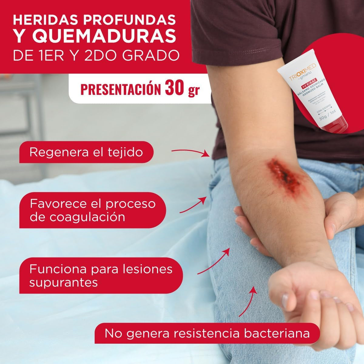 TRIOXIMED HERIBAC BÁLSAMO OZONIZADO 100GR