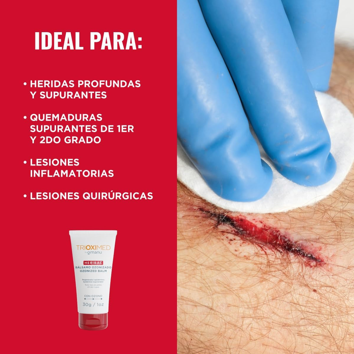 TRIOXIMED HERIBAC BÁLSAMO OZONIZADO 100GR