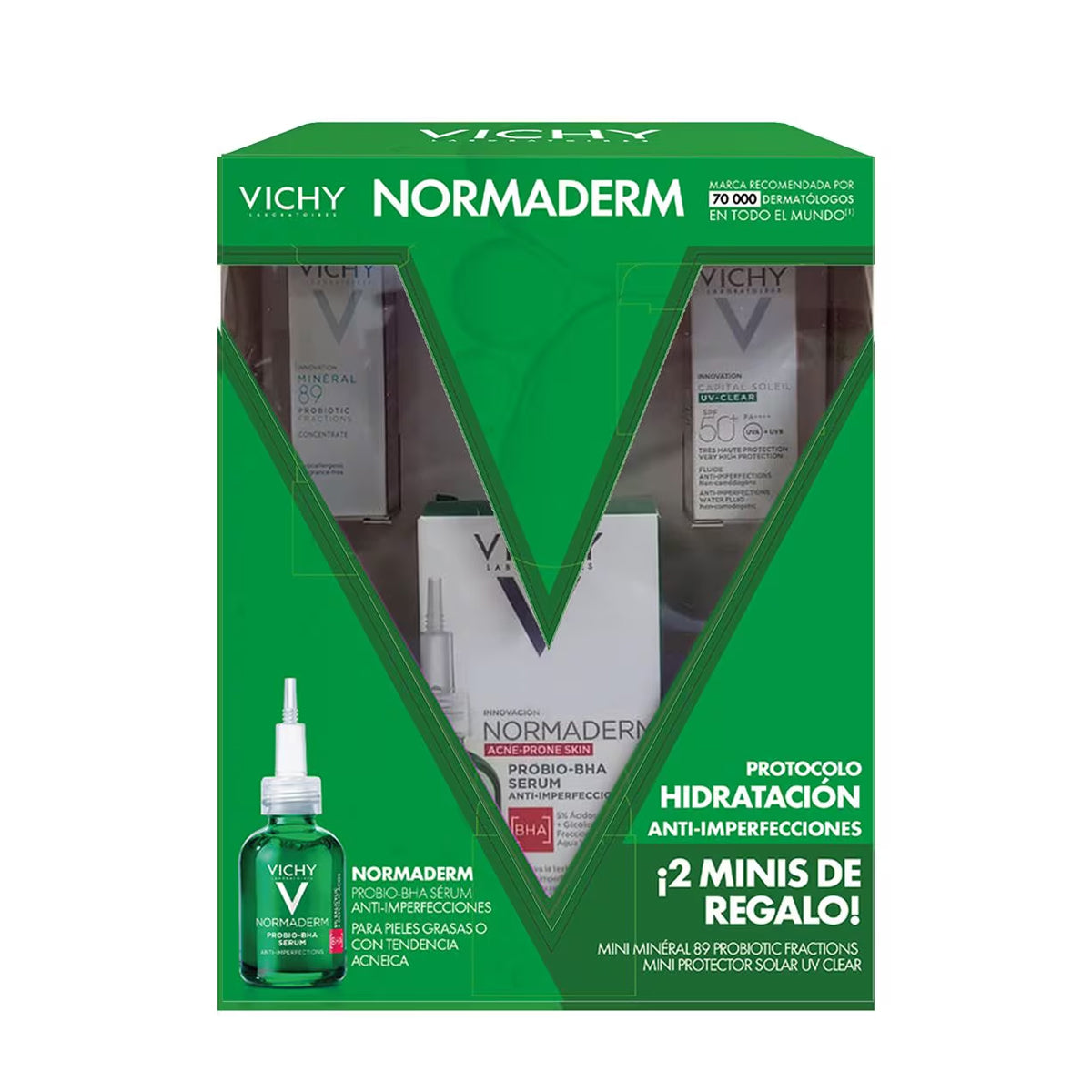 VICHY KIT NORMADERM PROTOCOLO HIDRATACIÓN ANTI-IMPERFECCIONES 3PZ