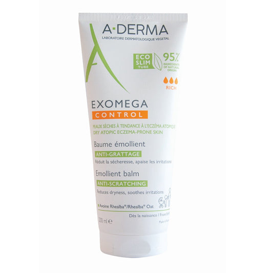 A-DERMA EXOMEGA CONTROL BÁLSAMO EMOLIENTE ANTICOMEZÓN 200ML