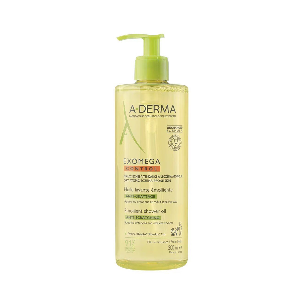 A-DERMA EXOMEGA CONTROL ACEITE DE DUCHA EMOLIENTE 500ML