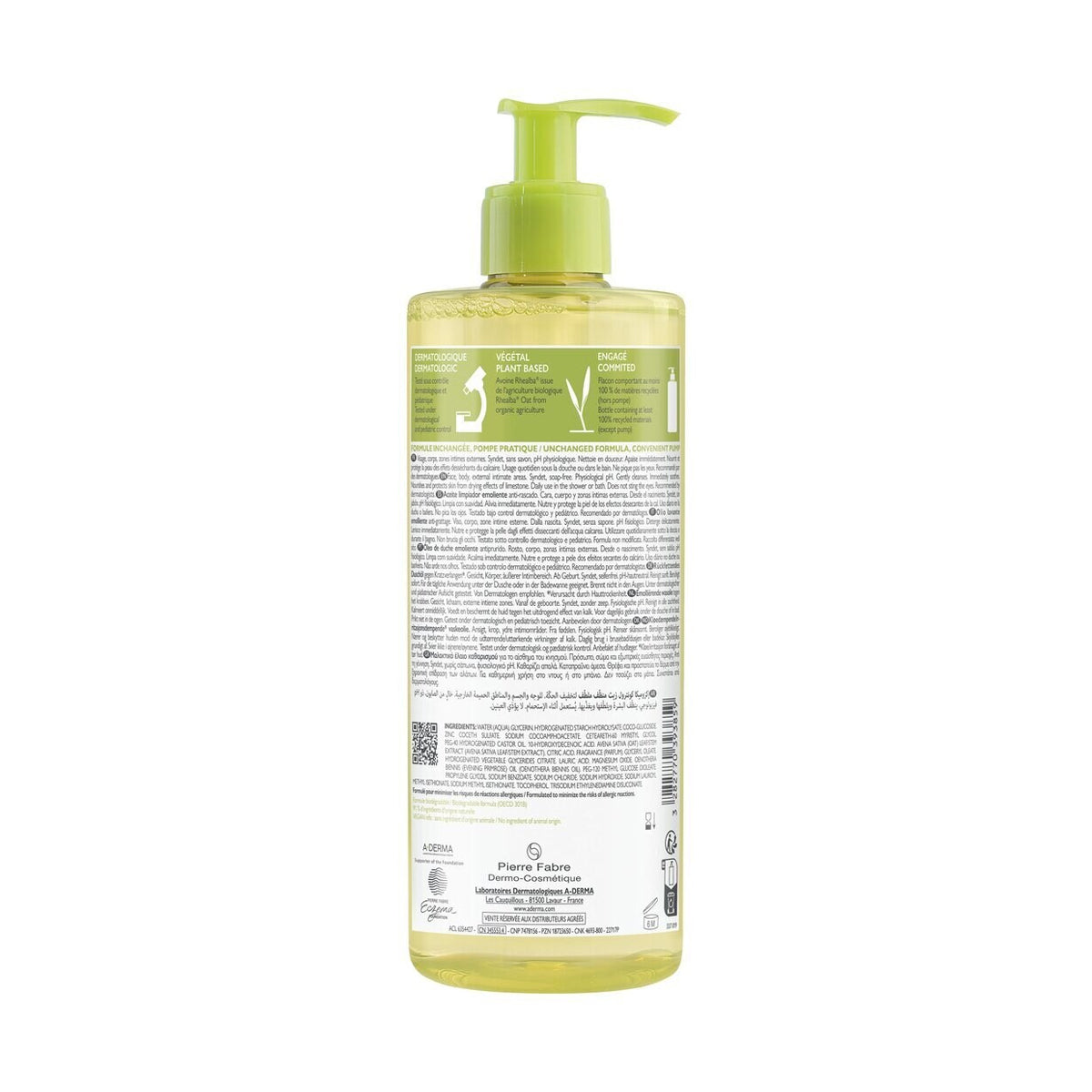A-DERMA EXOMEGA CONTROL ACEITE DE DUCHA EMOLIENTE 500ML