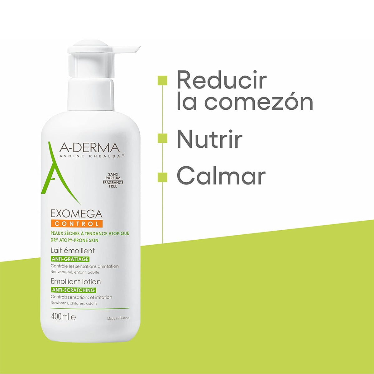A-DERMA EXOMEGA CONTROL EMOLLIENT LOTION 400ML