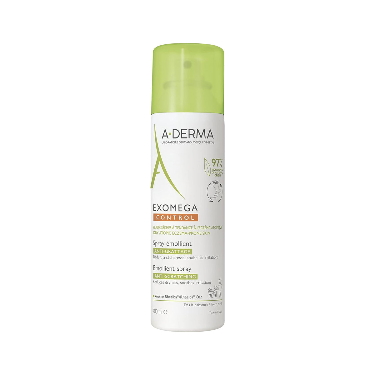 A-DERMA EXOMEGA CONTROL SPRAY EMOLIENTE 200ML