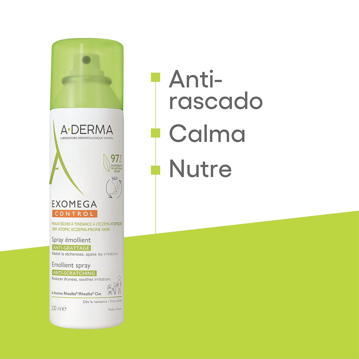 A-DERMA EXOMEGA CONTROL SPRAY EMOLIENTE 200ML