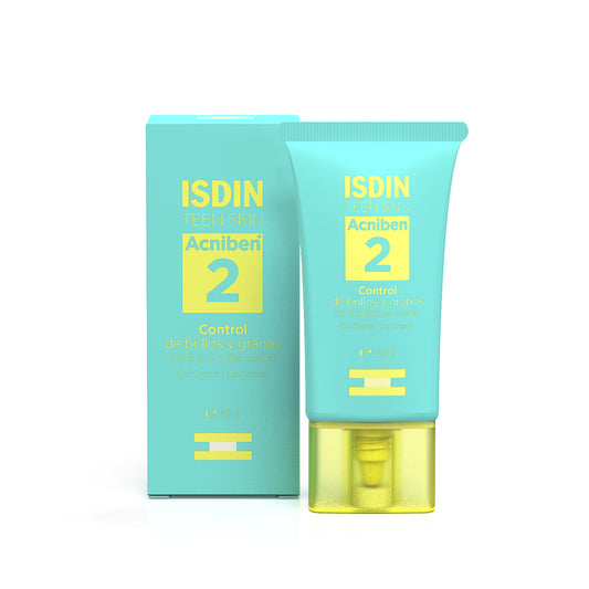 ISDIN TEEN SKIN ACNIBEN 2 CONTROL DE BRILLOS Y GRANOS GEL CREMA 40ML