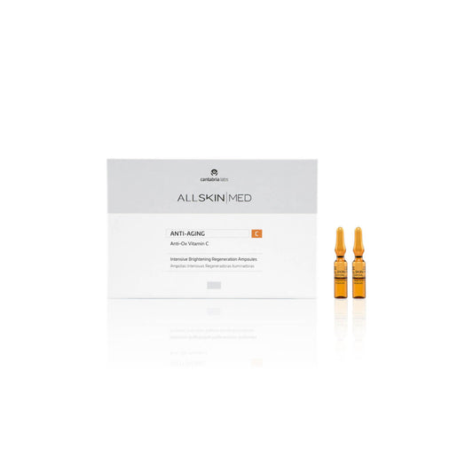 ALLSKIN MED ANTI-AGING C ANTI-OX VITAMIN C AMPOLLAS INTENSIVAS ILUMINADORAS 1ML x 14AMP