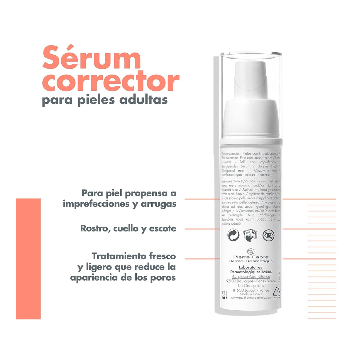 AVÉNE CLEANANCE WOMEN SÉRUM CORRECTOR 30ML