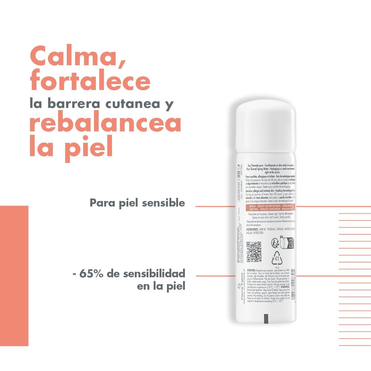 AVÉNE EAU THERMALE AGUA TERMAL CALMANTE ANTI-IRRITANTE 50ML