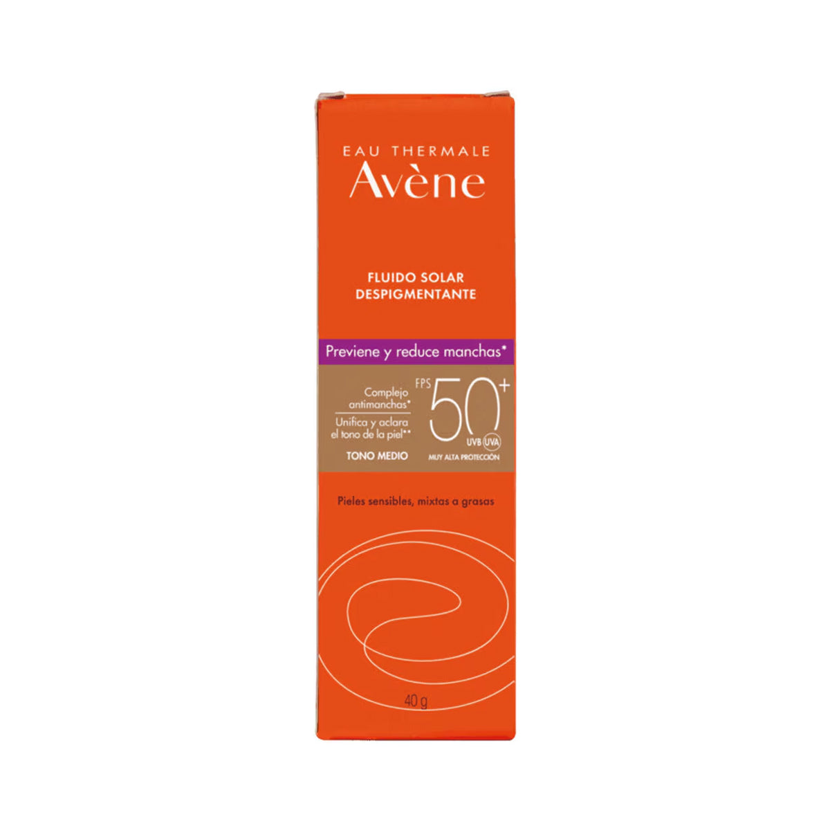 AVÉNE FLUIDO SOLAR DESPIGMENTANTE TONO MEDIO SPF50+ 40GR