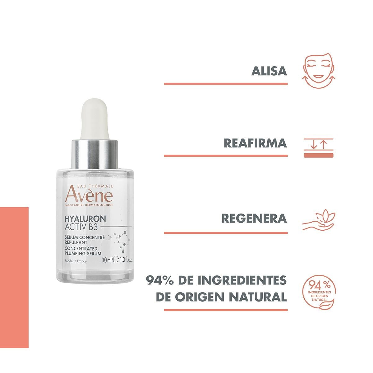 AVENE HYALURON ACTIV B3 SÉRUM REDENSIFICANTE CONCENTRADO 30ML