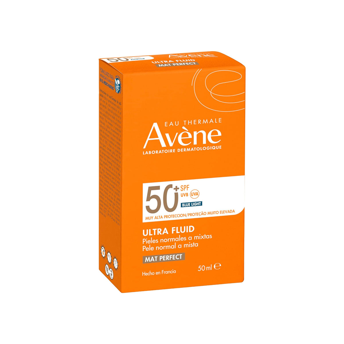AVENE PROTECTOR SOLAR ULTRA FLUID MAT PERFECT SPF50+ 50ML
