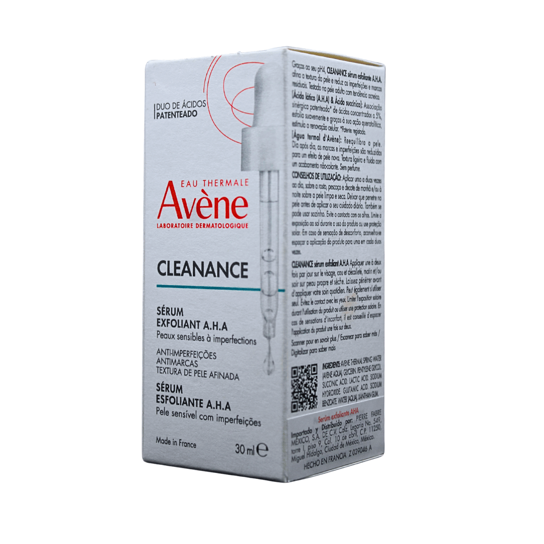 AVÉNE CLEANANCE SÉRUM EXFOLIANTE A.H.A 30ML