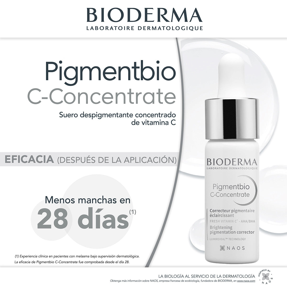 BIODERMA PIGMENTBIO C-CONCENTRATE SÉRUM 15ML