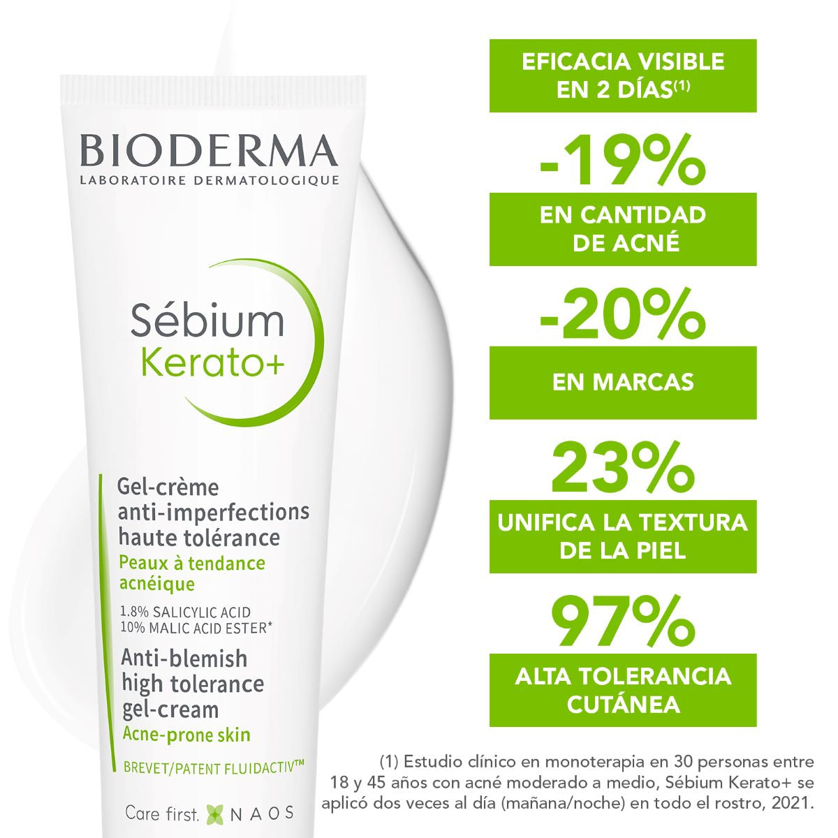 BIODERMA SÉBIUM KERATO + GEL CREMA 30ML