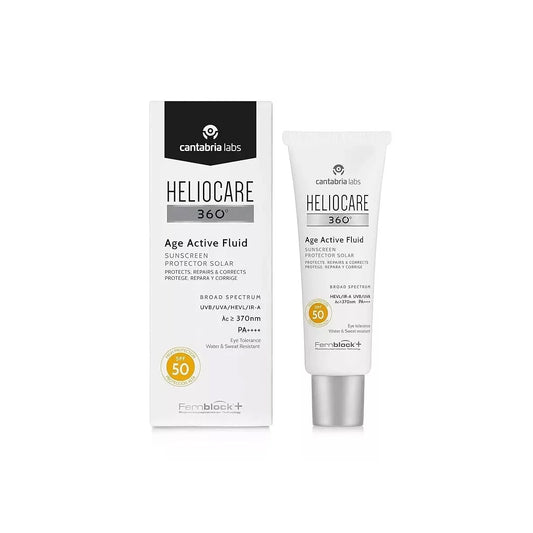 CANTABRIA LABS HELIOCARE 360° AGE ACTIVE FLUID SUNSCREEN SPF50+ 50ML