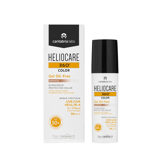 CANTABRIA LABS HELIOCARE 360° GEL OIL-FREE SUNSCREEN COLOR BRONZE 2 SPF50+ 50ML
