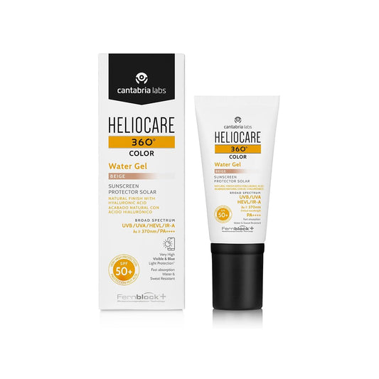 CANTABRIA LABS HELIOCARE 360° WATER GEL SUNSCREEN COLOR BEIGE SPF50+ 50ML