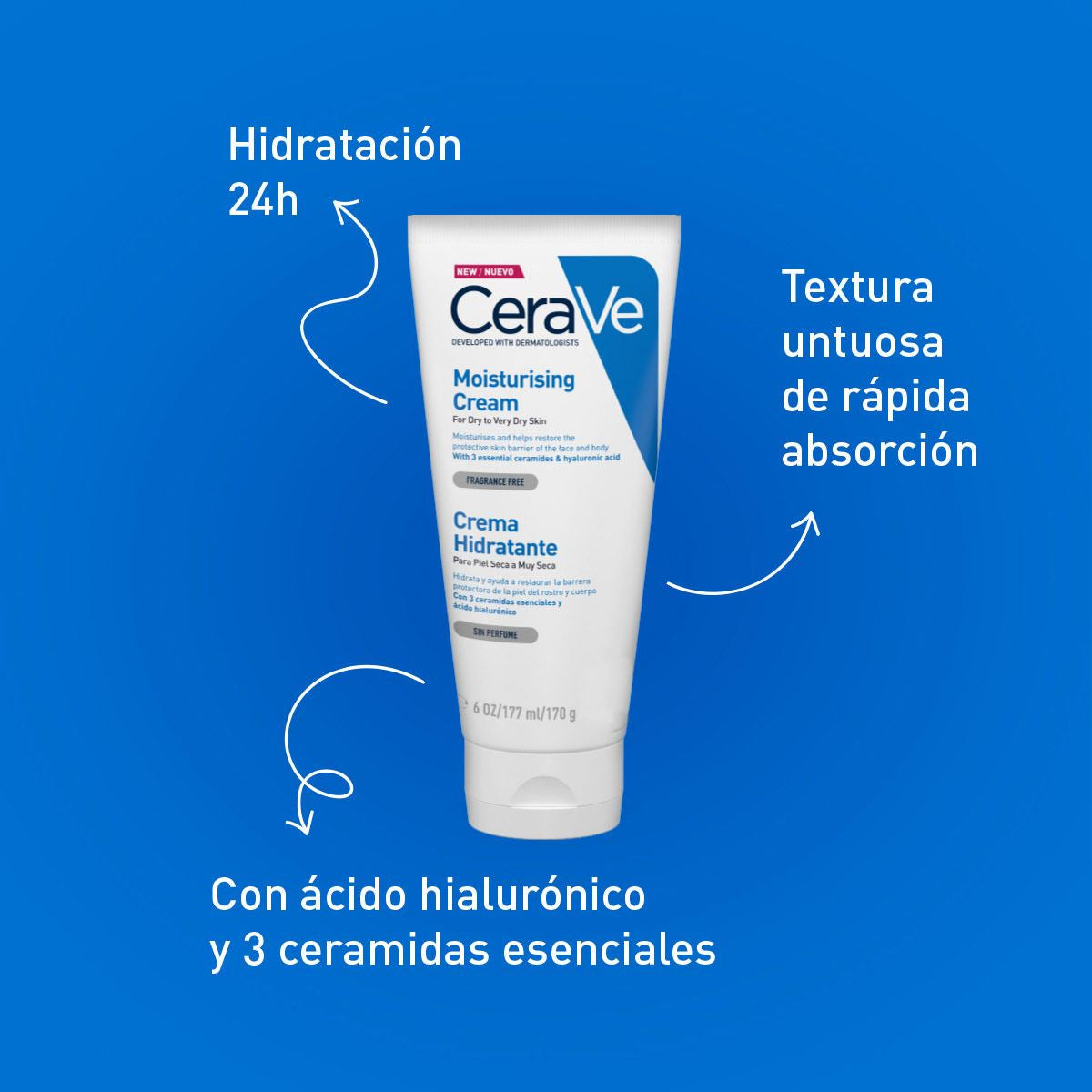 CERAVE CREMA HIDRATANTE 170GR