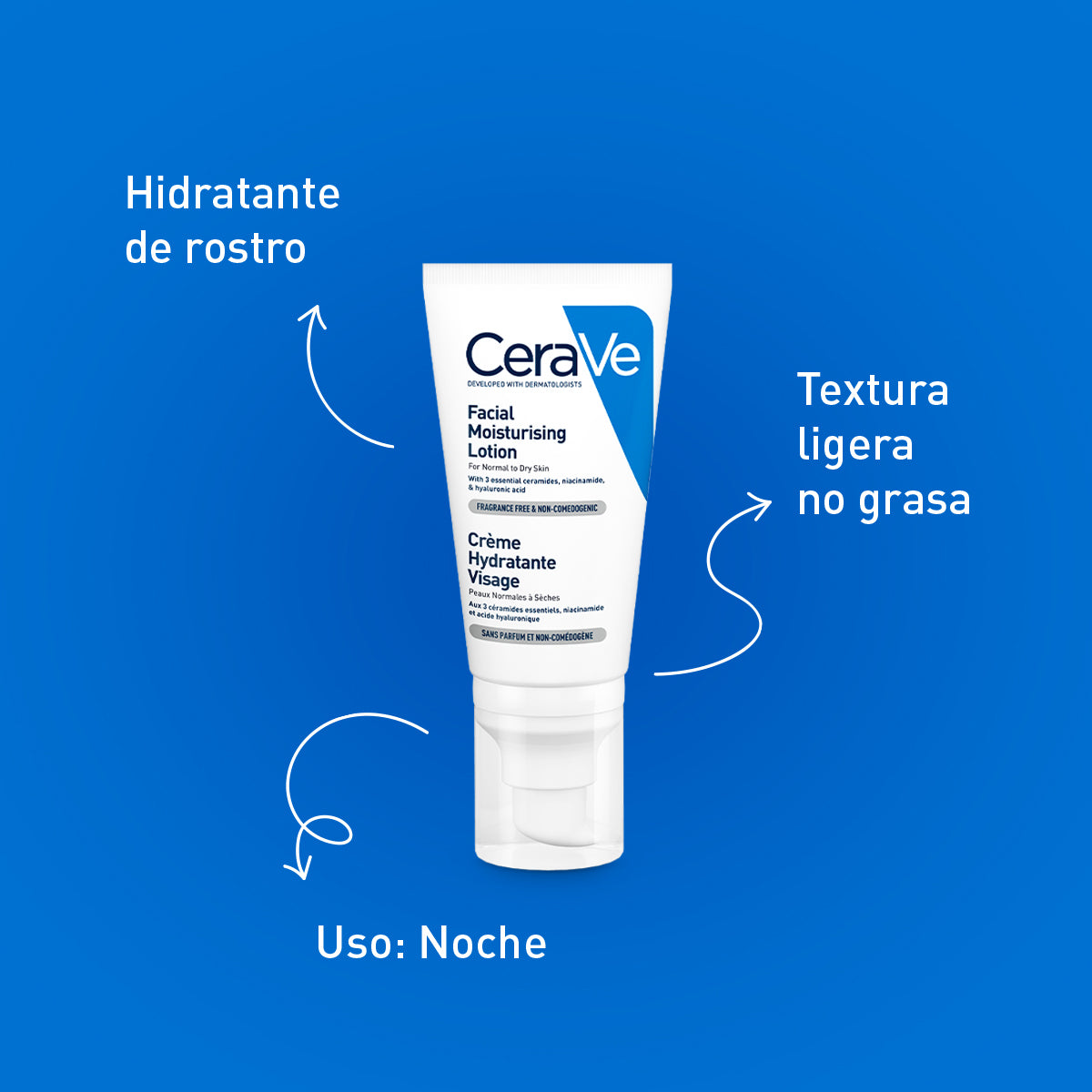 CERAVE LOCIÓN HIDRATANTE DE ROSTRO PM 52ML