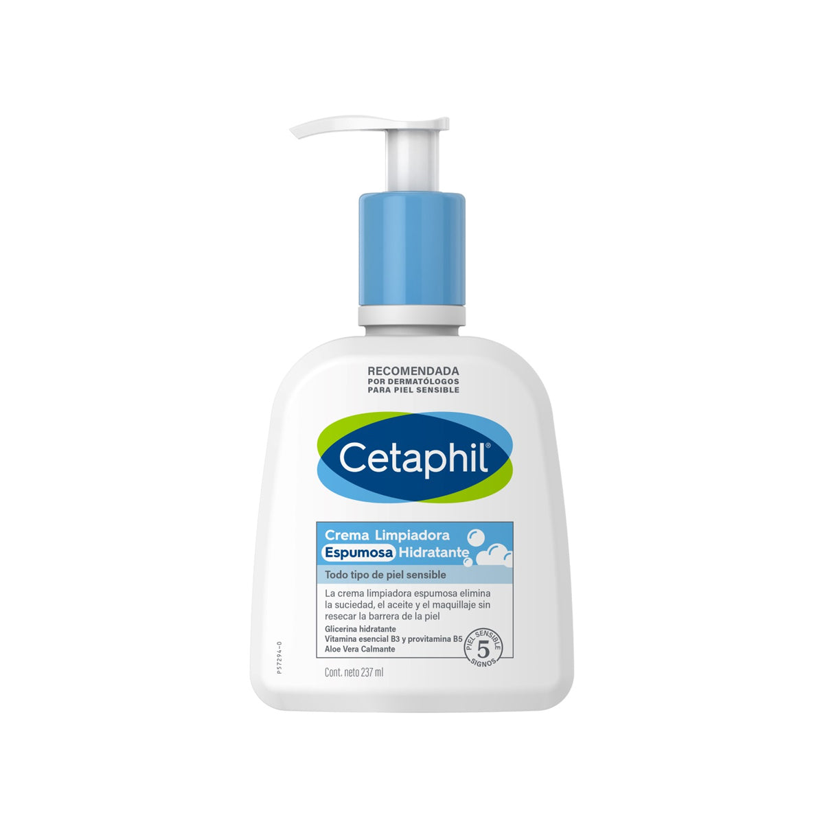 CETAPHIL CREMA LIMPIADORA ESPUMOSA HIDRATANTE 237ML