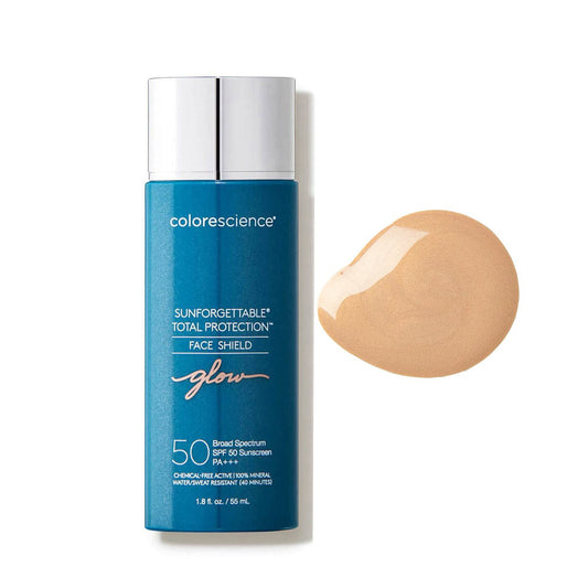 COLORESCIENCE SUNFORGETTABLE TOTAL PROTECTION FACE SHIELD GLOW SPF50+ 55ML