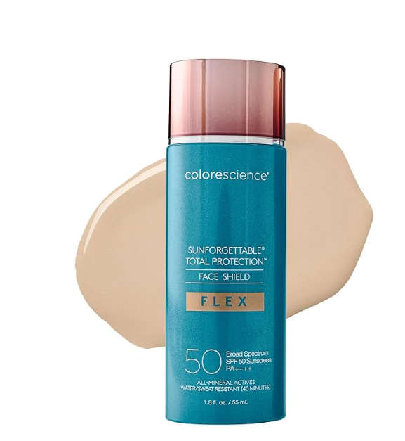 NUEVO COLORESCIENCE SUNFORGETTABLE TOTAL PROTECTION FACE SHIELD FLEX LIGTH SPF50+ 55ML