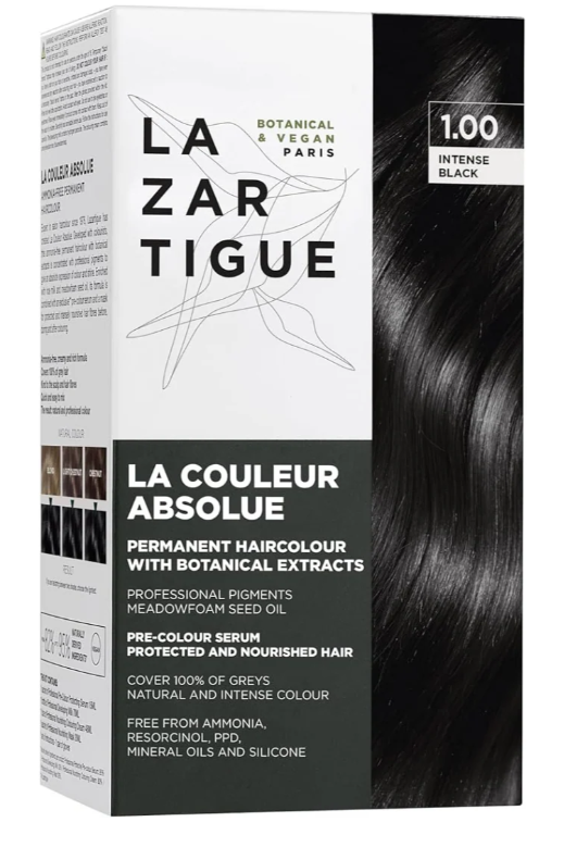 LAZARTIGUE TINTE CABELLO TONO 1.00 TONO NEGRO INTENSO