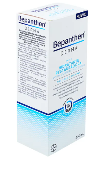 BEPANTHEN DERMA HIDRATANTE RESTAURADORA PIEL SECA Y SENSIBLE 200ML