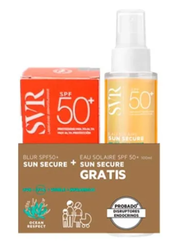 SVR SUN SECURE BLUR SPF50+ 50ML + OBSEQUIO AGUA SOLAR