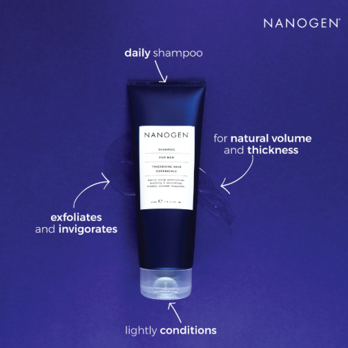 NANOGEN SHAMPOO FOR MEN THICKENING HAIR EXPERIENCE 240ML BLUE