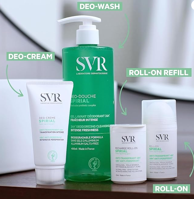 SPIRIAL DEO-DOUCHE GEL LIMPIADOR y DESODORANTE 400 ML