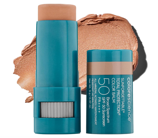 COLORESCIENCE SUNFORGETTABLE TOTAL PROTECTION COLOR BALM  GLOW  SPF50+ 9GR