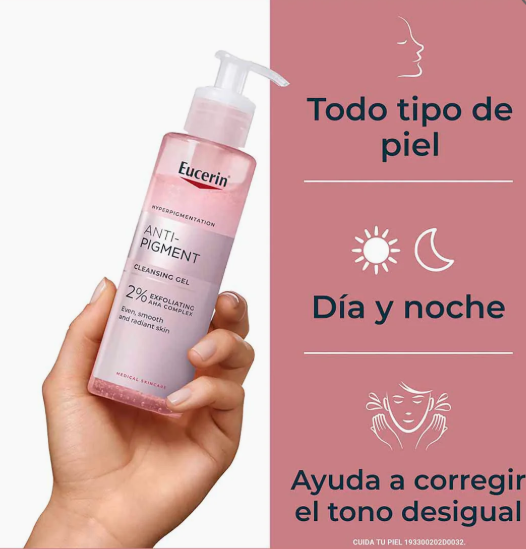 EUCERIN ANTI-PIGMENT GEL LIMPIADOR EXFOLIANTE 200 ML