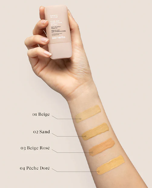 SENSILIS SENSITIVE SKIN LAB PURE AGE PERFECTION FLUID TONO 01 BEIGE 30ML ANTI BLEMISH MAKE-UP