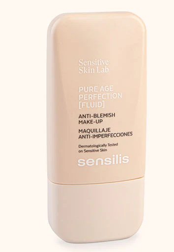 SENSILIS SENSITIVE SKIN LAB PURE AGE PERFECTION FLUID TONO 01 BEIGE 30ML ANTI BLEMISH MAKE-UP