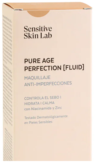 SENSILIS SENSITIVE SKIN LAB PURE AGE PERFECTION FLUID TONO 01 BEIGE 30ML ANTI BLEMISH MAKE-UP