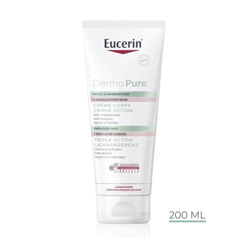 EUCERIN DERMOPURE CREMA CORPORAL TRIPLE ACCIÓN OIL CONTROL 200ML