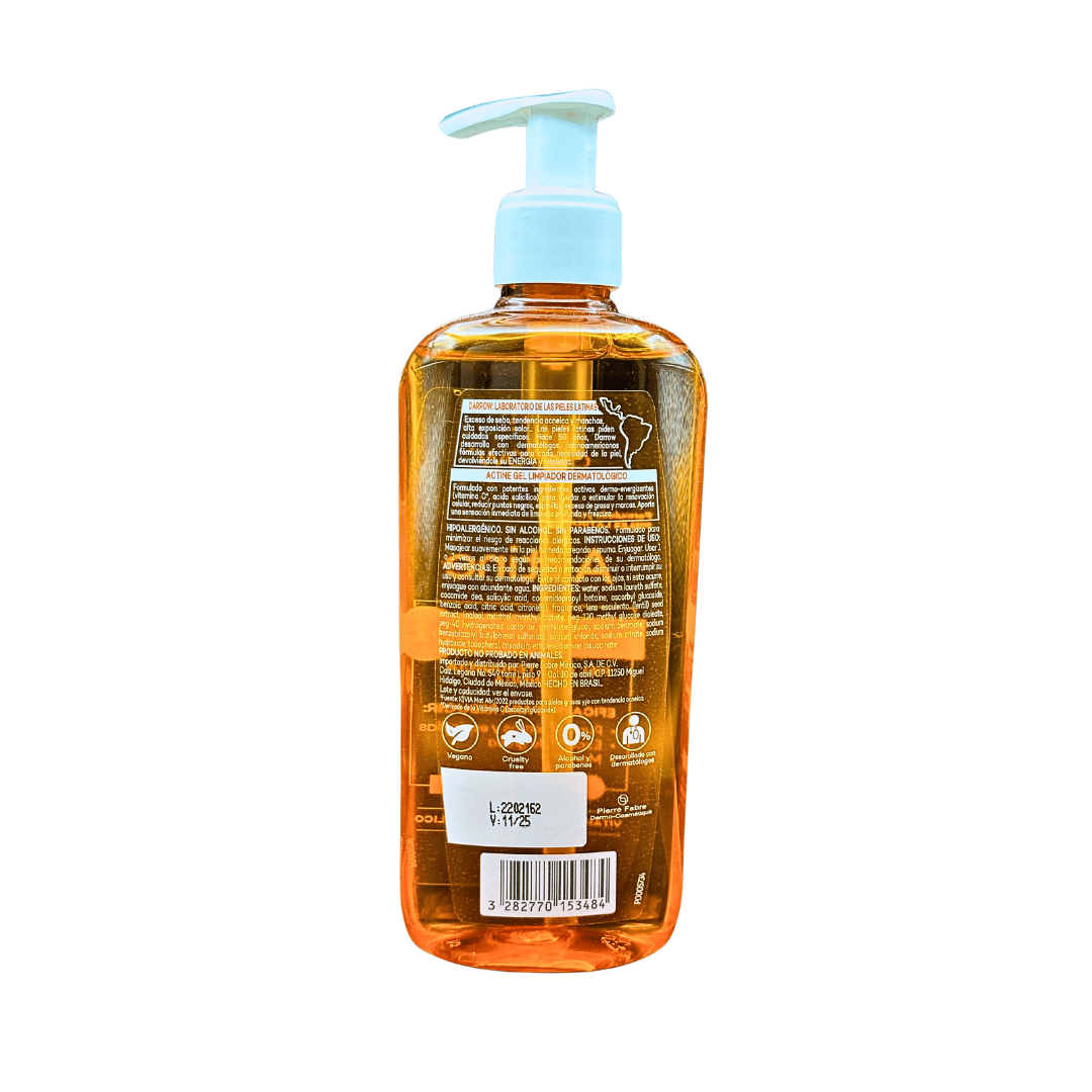 DARROW ACTINE GEL LIMPIADOR DERMATOLÓGICO 240GR
