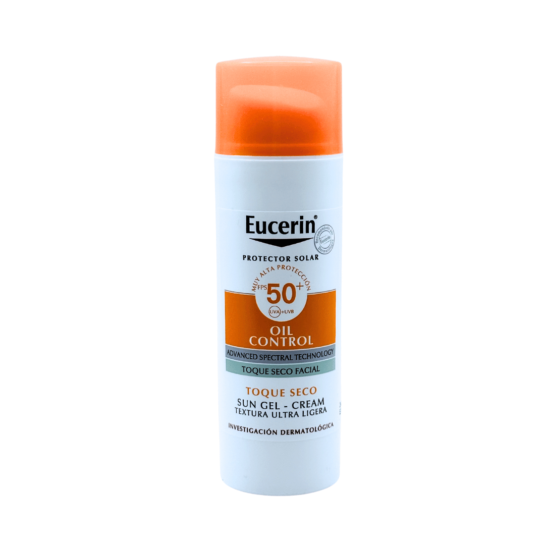 EUCERIN SUN FACIAL OIL CONTROL ANTI-BRILLO TOQUE SECO FPS50+ 50ML