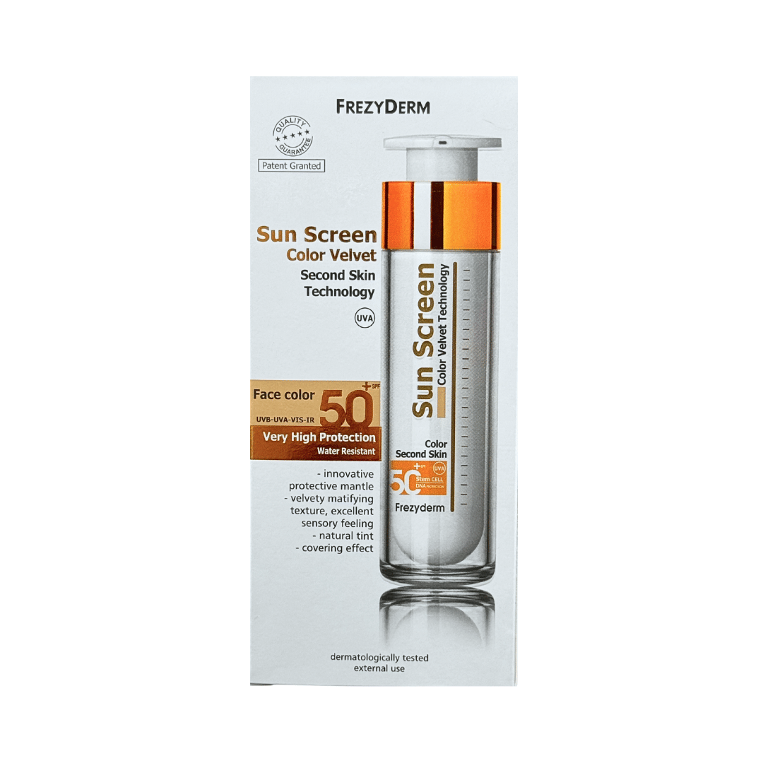 FrezyDerm Sun Screen Color Velvet Face Con Color