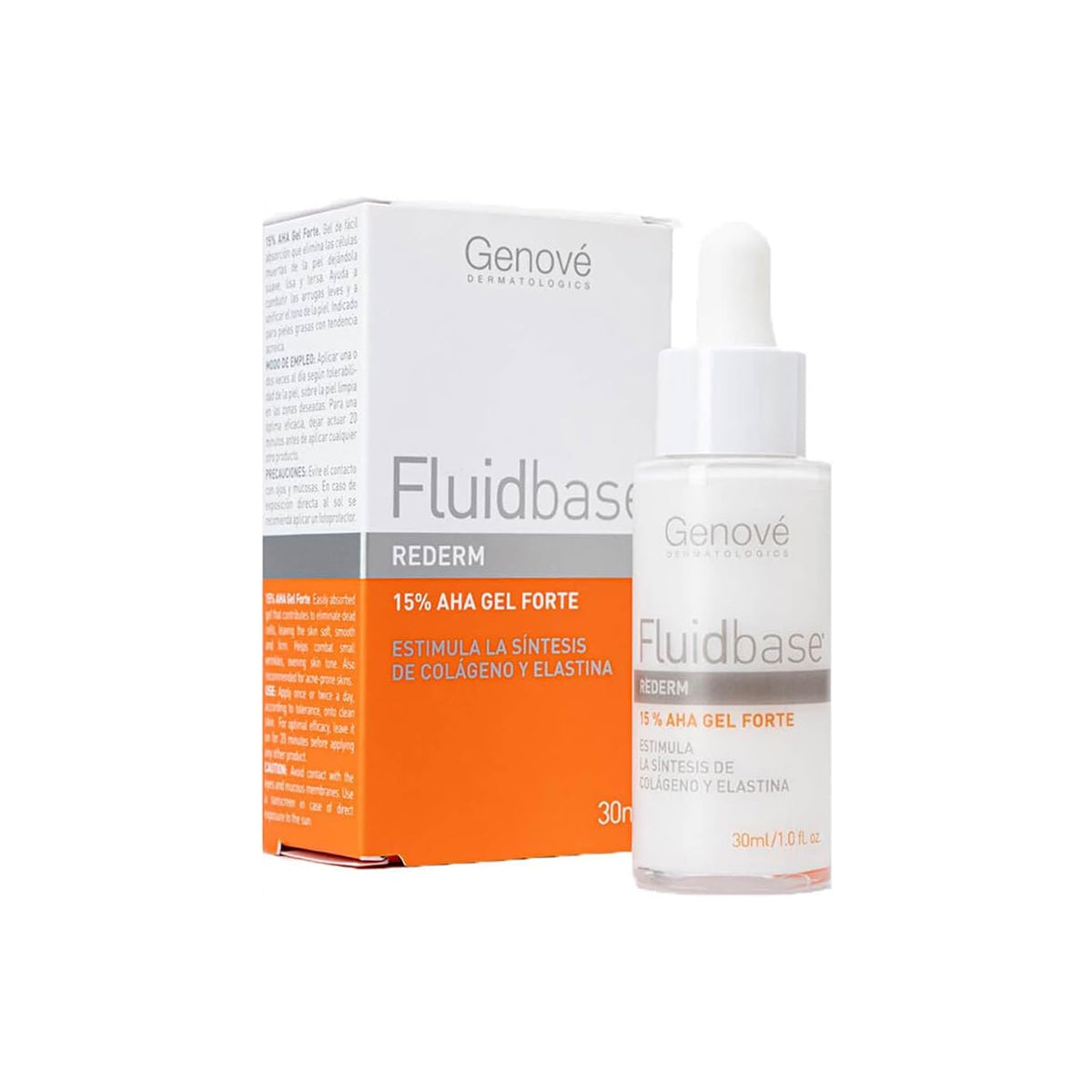 GENOVÉ FLUIDBASE REDERM 15% AHA GEL FORTE 30ML