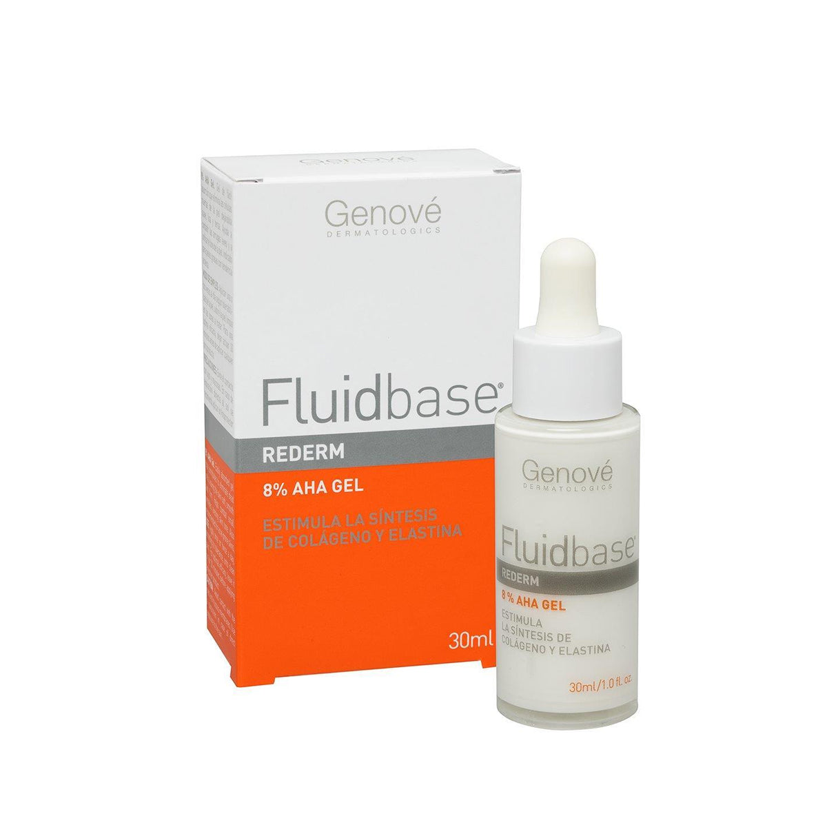 GENOVÉ FLUIDBASE REDERM 8% AHA GEL 30ML