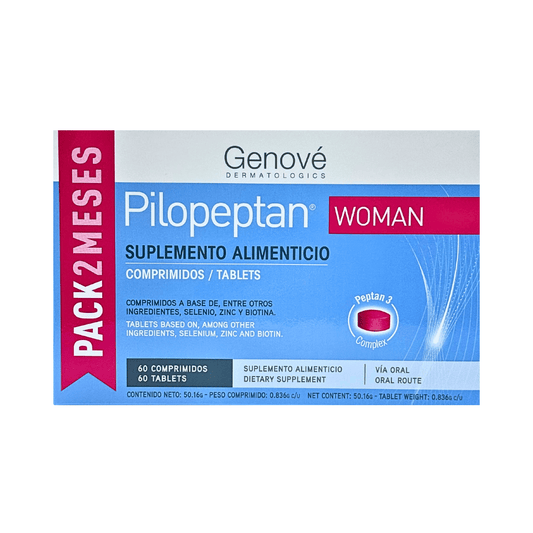 Genove Pilopeptan Woman Suplemento Alimenticio 60 caps