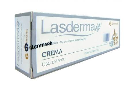 GLENMARK LASDERMA Active (Acido Glicolico 10%, arbutina 5%, acido kojico 2%) CREMA 20GR