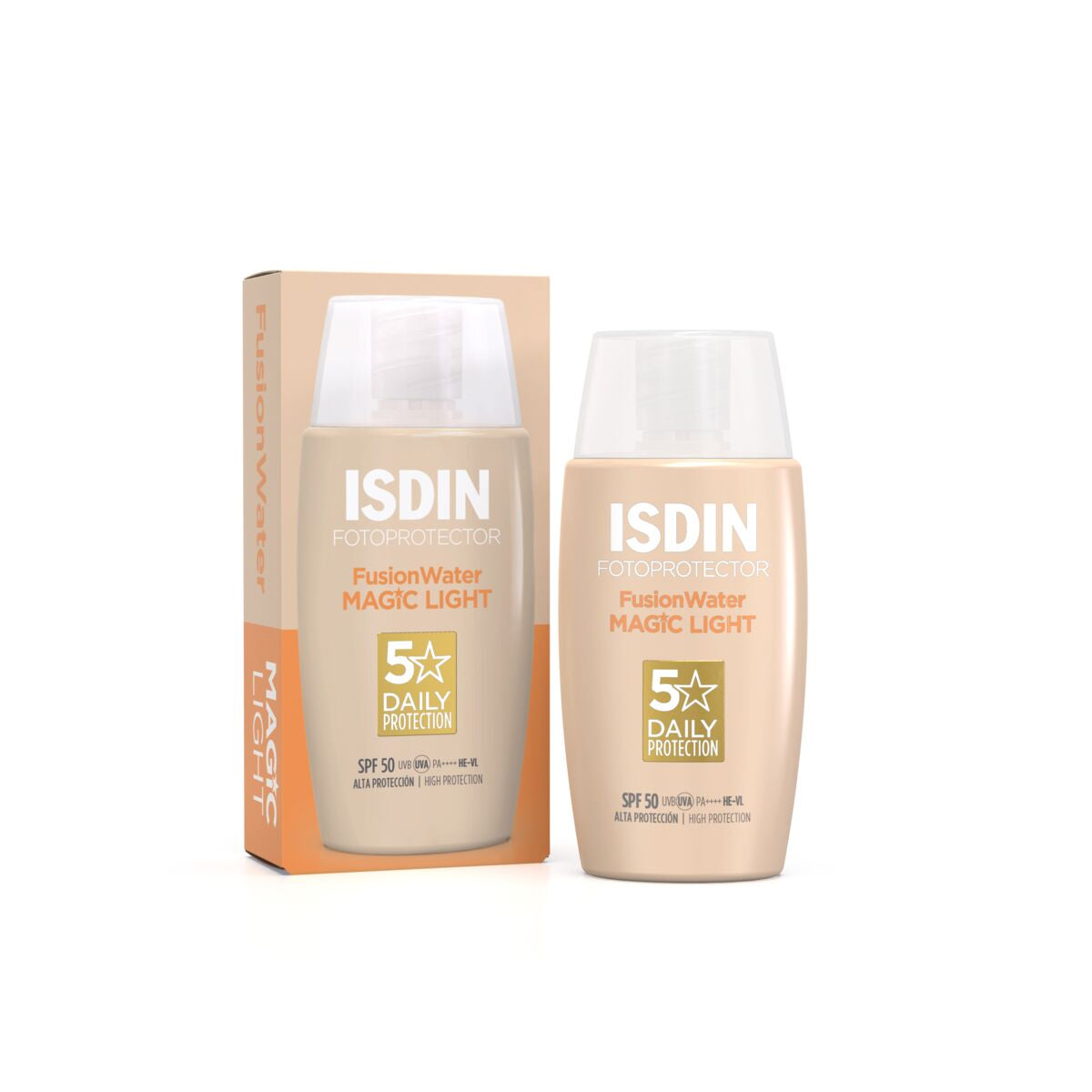 ISDIN FOTOPROTECTOR FUSION WATER MAGIC LIGHT SPF50+ 50ML