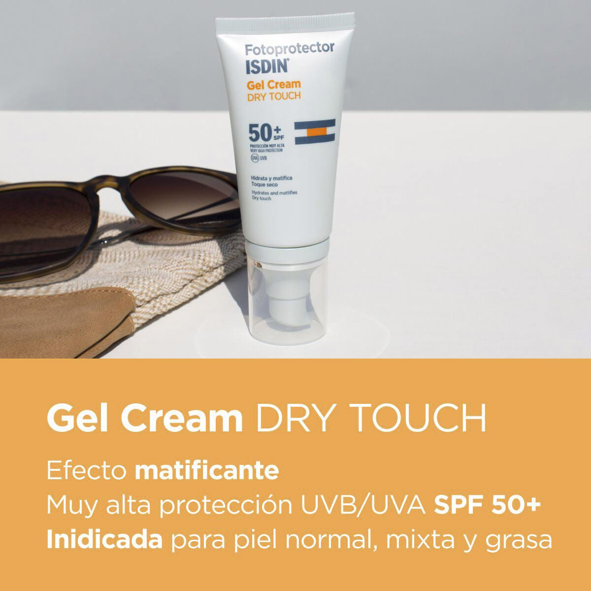 ISDIN FOTOPROTECTOR GEL CREAM DRY TOUCH FPS50+ 50ML