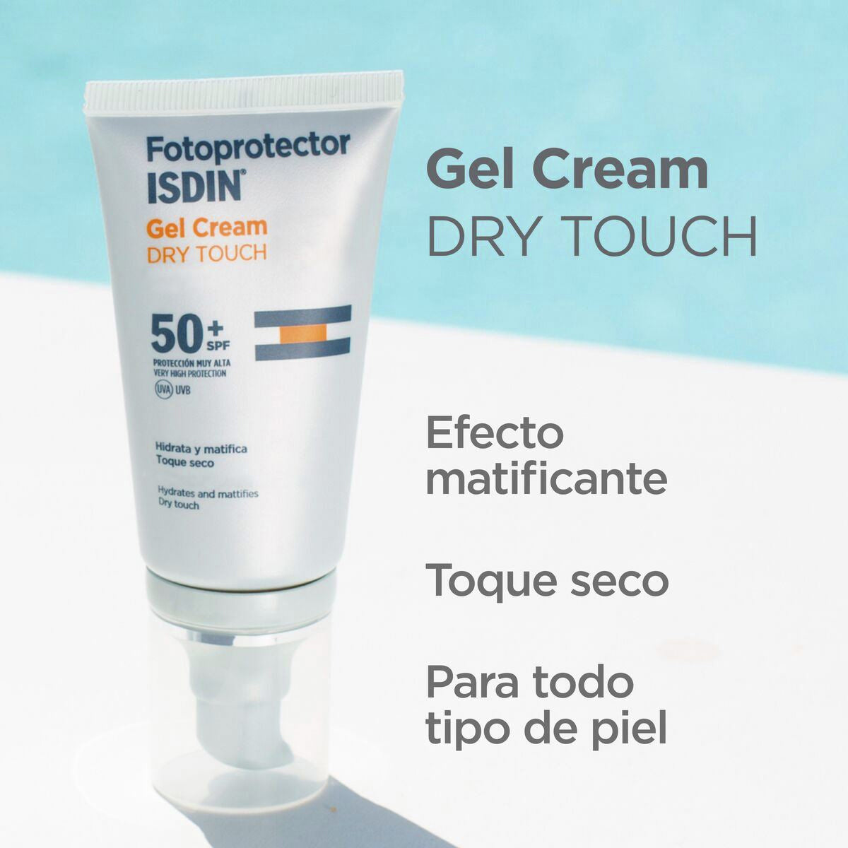 ISDIN FOTOPROTECTOR GEL CREAM DRY TOUCH FPS50+ 50ML