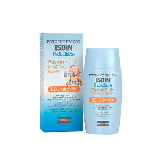 ISDIN FOTOPROTECTOR PEDIATRICS FUSION FLUID MINERAL BABY SPF50+ 50ML